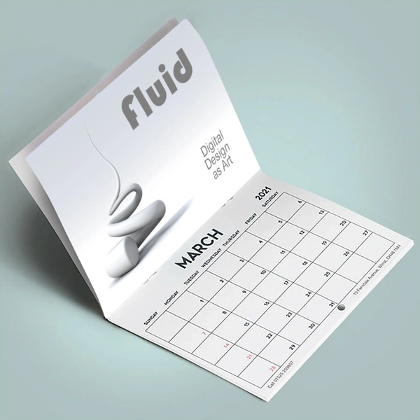 170gsm Silk A4 Calendars