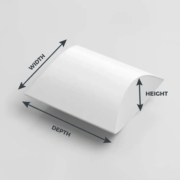 Pillow Box Dimensions 