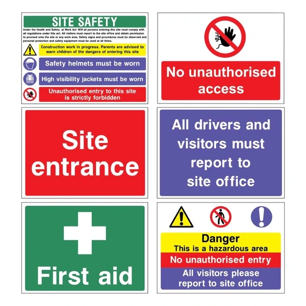  Construction Site Safety Signs