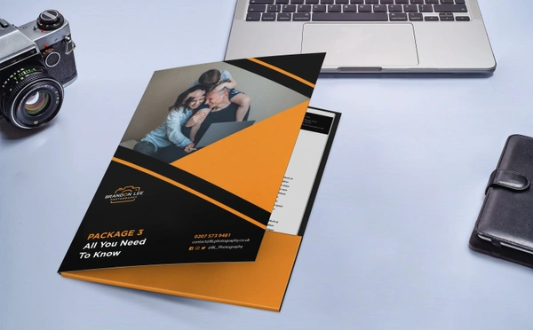 A4 Glued Presentation folder