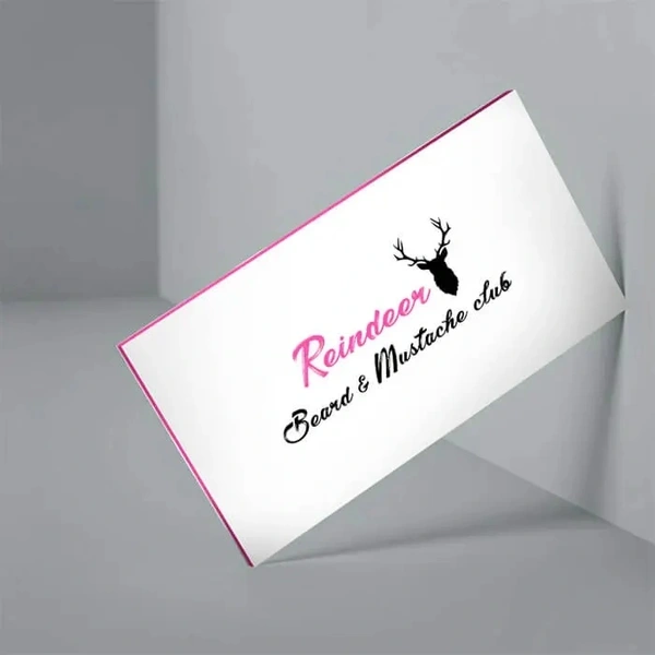 810gsm Triplex Uncoated Pink Core Business Card