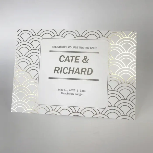 Gold Foil Invitation