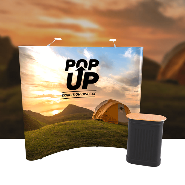 3x3 Curved Pop-Up