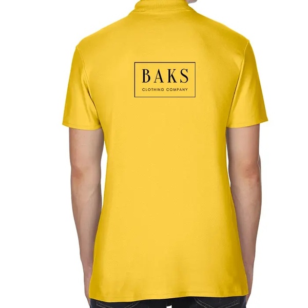  Polo Shirts - Yellow Back