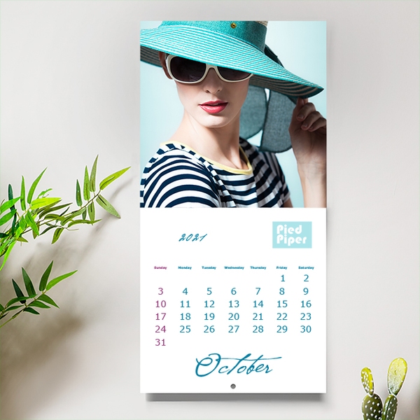 130gsm Silk Calendar with Laminated Cover 